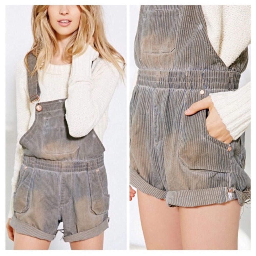 One Teaspoon Joker Distressed Jumper Overalls